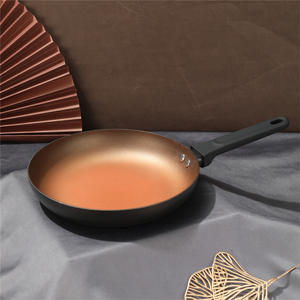 La mejor oferta, 10 Uds., juego de utensilios de cocina antiadherentes ecológicos clásicos, ollas de cocina, sartenes, parte inferior de inducción, cobre, apto para freír en lavavajillas - Product Image 6