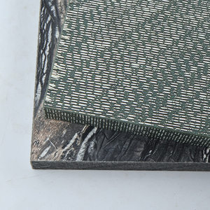 Tablero de Partículas con Textura Tejida <span class=keywords><strong>Verde</strong></span>, Resistente al Desgaste, con Patrón de Mármol para Decoración Comercial - Product Image 2