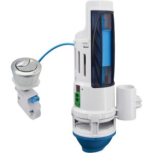 Kit de conversión de válvula de descarga dual para Danco HYR270 Hydroright, pieza de reparación de botón pulsador montado en el tanque de inodoro de 2 pulgadas, electrochapado - Product Image 1
