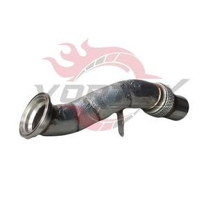 Downpipe haute performance Vortex SS304 pour BMW M3 F80 M4 F82 F83 moteur S55 avec protection thermique intégrée - Product Image 4
