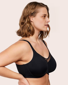 Sutiã Modelador Plus Size Feminino, Sutiã Sem Bojo com Arame Suave, Toque Fresco para Uso Diário para Bustos Grandes Pronto para Envio - Product Image 2