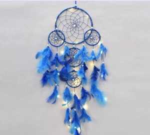 Atrapasueños Bohemio Hecho a Mano con Plumas Tradicionales, Decoración de Pared para el Hogar, Adorno de Bendición, Regalo, Decoración Colgante para Dormitorio - Product Image 1