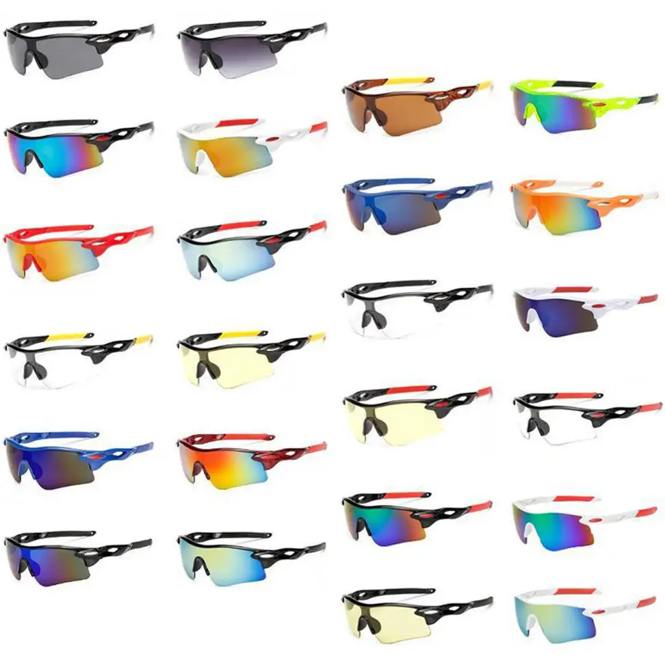 النظارات الشمسية لخارج المنزل لنظارات شمسية رياضية نظارات شمسية قطبية أزياء رياضية مخصصة للدراجات الزجاجية