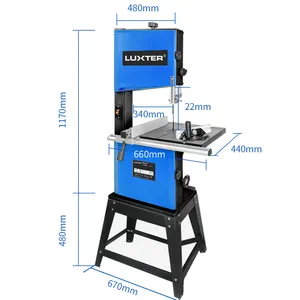 LUXTER 14'' Wood/Plactic Cutting Vertical Wood Band Saw