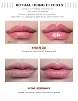 Gloss Repulpant Volumateur Instantané pour Lèvres, Hydratant au Collagène, Réparateur, Amplificateur de Volume Extrême, Cosmétique