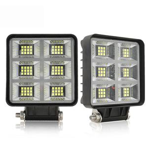 Venta al por Mayor de Faros LED Cuadrados de Alta Potencia de 12V 144W 72smd, Luz Antiniebla de Conducción de 36MM, Luz de Trabajo LED de 4 Pulgadas W-42 con 2 Años de Garantía - Product Image 2