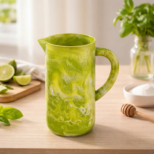 Artisan Crafted Resin Jug for Luxury Home Decor Dining <b>Table</b> Arrangement and Contemporary Display Purposes - Product Image 1