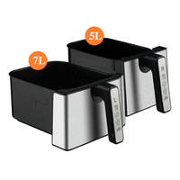 Nouvelles friteuses à air 10L, capacité super grande, écran tactile et écran LCD, nouveaux produits sur le marché