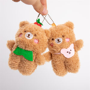 مصنع توريد تصميم مخصص حقيبة الظهر دبوس الشعر الكرتون دمية قلادة محشوة القطن الحيوان أفخم لعبة الكمال هدية مسحوق - Product Image 4