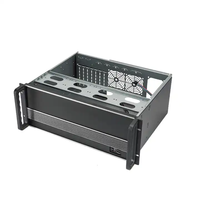 Nouveau design 19 pouces châssis industriel Atx profondeur courte 350mm 4u boîtier de serveur Rackmount court