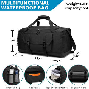 <span class=keywords><strong>Borsone</strong></span> da viaggio <span class=keywords><strong>per</strong></span> palestra in <span class=keywords><strong>aereo</strong></span> borsoni da uomo da donna con scomparto <span class=keywords><strong>per</strong></span> scarpe - Product Image 4