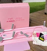Haute qualité forte taille personnalisée rose ruban d'étanchéité tirer bande boîte d'emballage de livraison pour Mini Pilate réformateur
