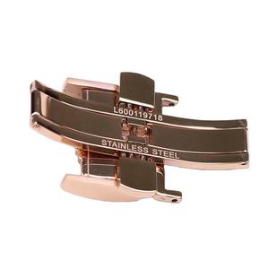 Reemplazo de <span class=keywords><strong>reloj</strong></span> maestro de alta calidad 12mm 14MM 16MM 18mm hebilla de <span class=keywords><strong>reloj</strong></span> de despliegue de cierre de mariposa para <span class=keywords><strong>correa</strong></span> de cuero <span class=keywords><strong>Longines</strong></span> - Product Image 4