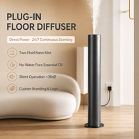 Diffuseur d'arômes sur pied à marque privée 500 ml – Équipement de luxe pour la maison, les hôtels, les centres de villégiature et les bureaux – Machine à parfum en aluminium