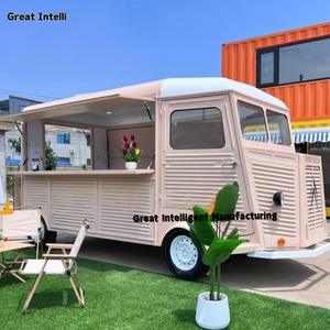 Chariot de vente ambulante électrique personnalisé Great Intelli China pour les aliments, les collations, les industries de la vente au détail de vins, les hot-dogs - Product Image 1