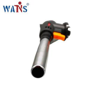 Venta directa del proveedor: Mosquete de butano de acero inoxidable con llama de alta temperatura tipo tarjeta reutilizable, encendedor de cocina - Product Image 4