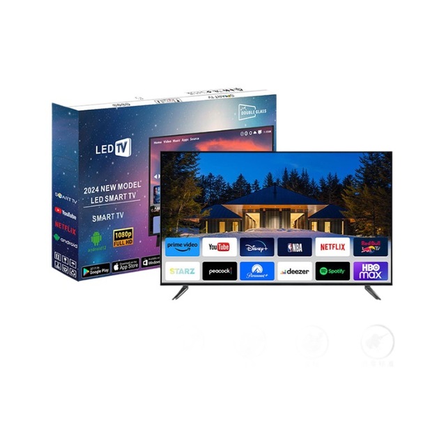 Wholesale Ultra-Thin 100 85 75 65 Inch Android Smart TV 4K LED Television Slim Borderless Design OEM ODM Factory Price