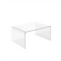 Étagère de rangement pour jouets de bureau familial, acrylique transparent, haute qualité, stable, PS transparent, étagère de présentation pour chaussures, livres, gâteaux