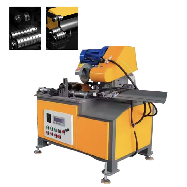 Hot-selling Fully Automatic Stainless Steel & Carbon Steel Pipe Cutting Machine Motor Burr-free Metal Cutting 380V 1.5kw Power