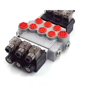 Vanne directionnelle monobloc à solénoïde 3 bobines P40-DKL avec verrouillage simple, 40L/min 250bar, Vente directe usine, Fabricant et fournisseur mondial - Product Image 4