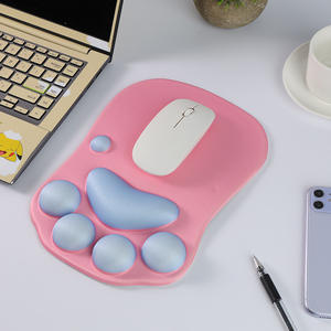 Tapis de souris ergonomique en forme de patte de <span class=keywords><strong>chat</strong></span> 3D mignon de dessin animé, imperméable et antidérapant, avec repose-poignet - Product Image 6