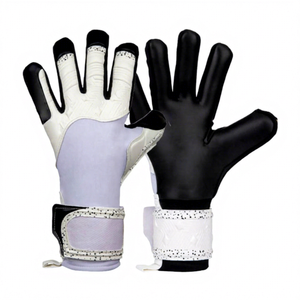 Gants de gardien de but en cuir respirant pour l'extérieur, vente en gros, sur mesure, haute qualité, antidérapants, durables, gants de football - Product Image 1