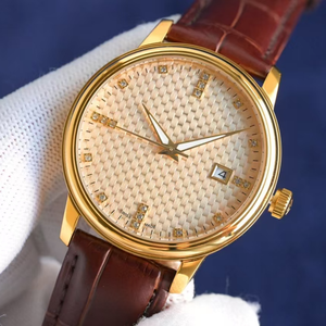 Reloj Mecánico de Cuero Clásico de Alta Gama, Original, de Primera Calidad, con Cristal, para Negocios, Deportes y Moda para Hombre, Vacheron - Product Image 2