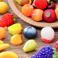 Diy Desktop Decoratieve Accessoires Mini Effen Kleur Kunstmatige Fruit Ornamenten Kinderen Live Streaming Blinde Tas Games Geschenken