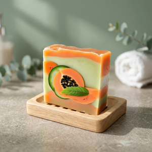 Free Shipping Papaya Cucumber <b>Soap</b> Base | Cosmetic Grade | Premium Quality | Bulk Supply - Product Image 1