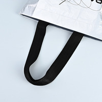 Sacs en non-tissé RPET, revêtement aluminium, recyclables, sacs de courses pliables, imperméables, avec logo personnalisé, pour emballage cadeau