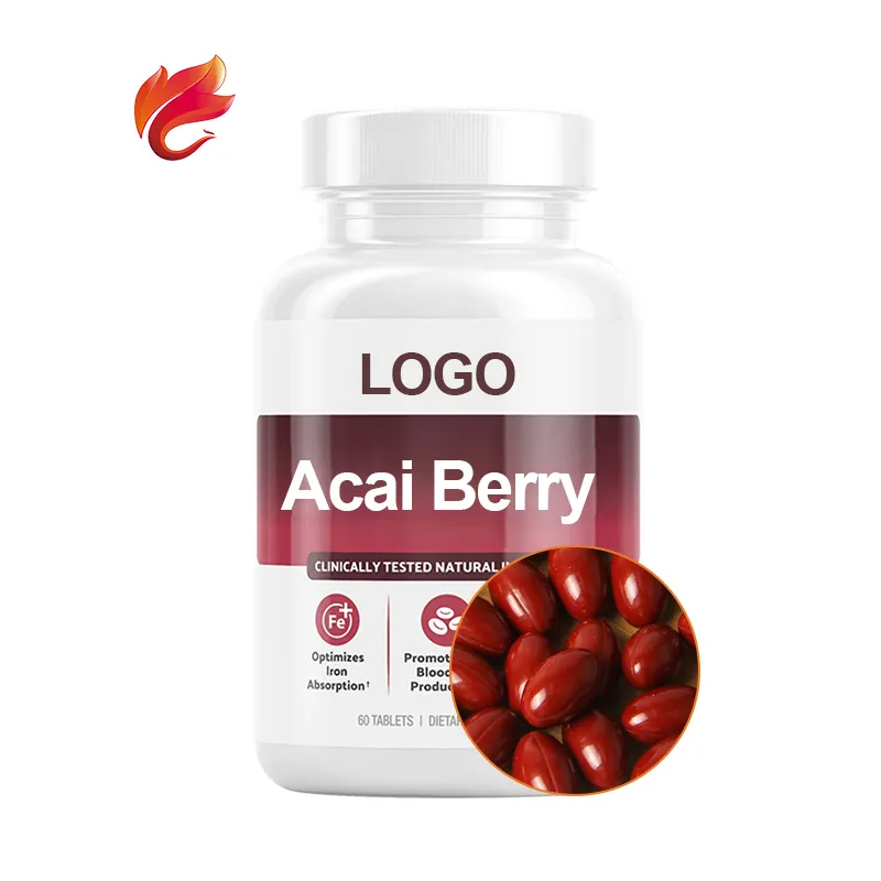 Natuurlijk Kruid Acai Berry Extra Slank Supplement Zachte Capsules