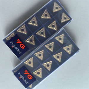 เม็ดมีดคาร์ไบด์รูปสามเหลี่ยม Yg1 YG2025 TNMG160408-MG ของแท้ 100% สำหรับเครื่องกลึง CNC เคลือบ HRC45-60 รับประกัน 3 ปี - Product Image 3
