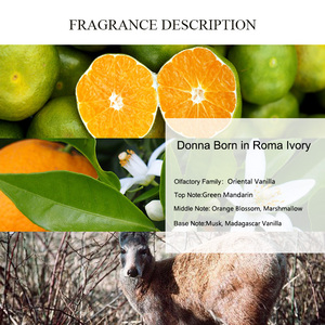 UNIQUE <span class=keywords><strong>AROMA</strong></span> Donna Born in <span class=keywords><strong>Roma</strong></span> Ivory Perfume Oil, Más de 2000 Tipos de Aceites de Perfume Concentrados de Marcas Famosas y Reconocidas - Product Image 2