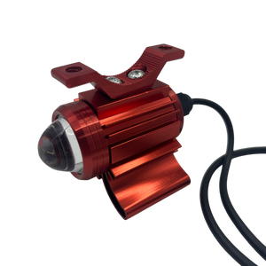 مصباح LED للدراجات النارية V78 بقوة 12 فولت، أضواء LED للطرق الوعرة، أضواء LED إضافية، مصباح ضباب ثنائي اللون أحمر وأزرق للدراجات النارية - Product Image 4