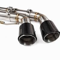 Système d'échappement à soupapes pour BMW G42 M240i 2022-2026, Catback en acier inoxydable T304 avec commande électronique des soupapes et embouts quadruples en carbone