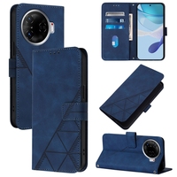 Étui Portefeuille en Cuir Ligne pour Tecno Camon 40 30 Premier 5G Spark 20 Pro Plus Go 2024 20C 10 10C Pova 6 5 Pro 4G NEO 3 Housse à Rabat