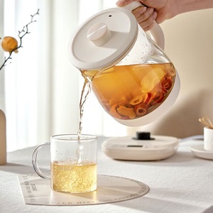 Little Bear Electric <b>Kettle</b> 1.5L High Borosilicate Glass Automatic Shut Off <b>Keep</b> <b>Warm</b> Tea Maker For Home Office Use - Product Image 1