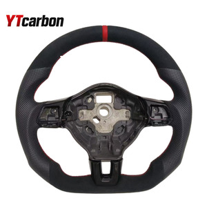 <span class=keywords><strong>Volant</strong></span> de direction YTcarbon entièrement en cuir style daim italien pour <span class=keywords><strong>Golf</strong></span> <span class=keywords><strong>6</strong></span> Polo GTI <span class=keywords><strong>GTD</strong></span> Jetta - Product Image 3