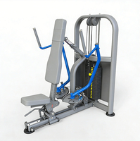 Équipement de musculation durable : Machine de presse pectorale à charges guidées, inclinée, pour exercices Pec Dec Fly, pour salle de sport commerciale
