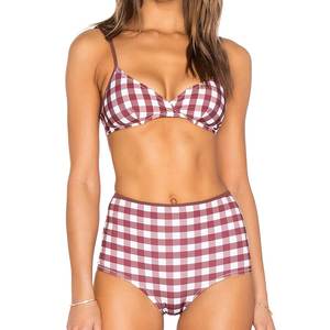 Fabricante de Trajes de Baño Personalizados, Traje de Baño para Mujer Anti-Cloro, Ecológico, Estampado, Bikini de Dos Piezas para Playa - Product Image 1