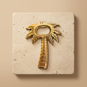 Abridor de Botellas con Forma de Palmera, el Más Vendido en Indonesia, Abridores Manuales de Metal, Diseño Personalizado Portátil, Latón Bali - Product Image 2