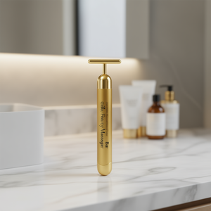 Masajeador Facial Dorado para Lifting Facial con Tecnología de Vibración, Recargable, Impermeable, Dispositivo de Belleza de Mano de Lujo de Myrva - Product Image 2
