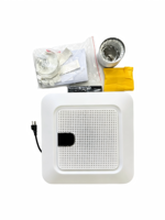 Ventilateur de plafond intelligent pour maison connectée avec lumière LED RGB, haut-parleur Bluetooth MGCRH-01 230CFM 1800lm, contrôle de l'humidité, OEM