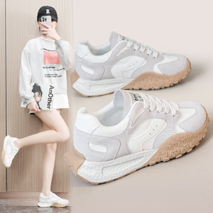 LYKU RD4318 Zapatos Deportivos Casuales con Cordones, Suela Gruesa, Transpirables, Antideslizantes, Resistentes al Desgaste, Corte Bajo, para Primavera/Verano - Product Image 2