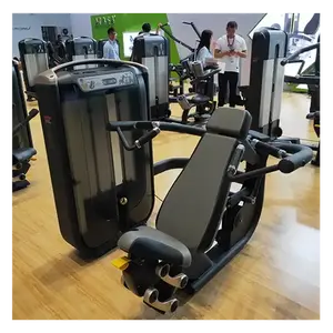Fábrica hombro gimnasio comercial Fitness equipo Pin cargado máquina sentado hombro prensa matriz gimnasio equipo con Digital Wat