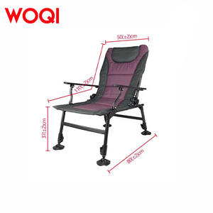 Chaise inclinable à gravité zéro réglable Woqi, chaise pliante de jardin en tissu Oxford et fer, 66,5 x 93 x 105 cm - Product Image 3