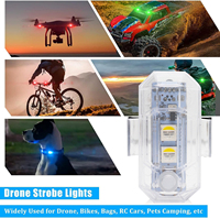 Mini USB wiederauf ladbare 7-Farben-LED-Blitzlichter Neuer Zustand Blitzlicht Flugzeug auto 5V Spannungs warnung Dekoration Nachrüstung