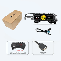 Dashboard Digital Cluster Mobil Sistem Linux 15,8 Inci untuk Ford Mustang 2015-2023 Layar LCD Pengganti Speedometer Virtual
