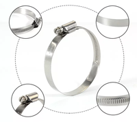 Meilleure vente d'usine engrenage à vis sans fin personnalisé Auto Clips Allemagne Type collier de serrage pour réparation de voiture colliers de serrage
