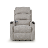 Fauteuil inclinable moderne en microfibre à une place avec pieds en bois, dossier rembourré, design écologique et fonction convertible en canapé-lit